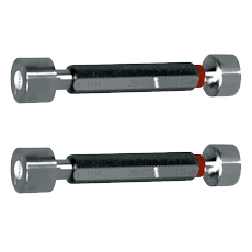 Limit plug gauge made of tungsten carbid (GO and NO-GO side) according to DIN 2245., 
ISO-Tolerance A-ZC, quality 6-13. , 
More dimensions and other tolerance on request.