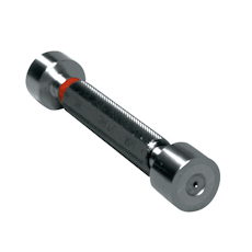 Limit plug gauges one sided of tungsten carbide (GO side). NO-GO side made of hardened tool steel. According to DIN 2245., ISO Tolerance A-ZC, quality 6-13., 
More dimensions and other tolerance on request.