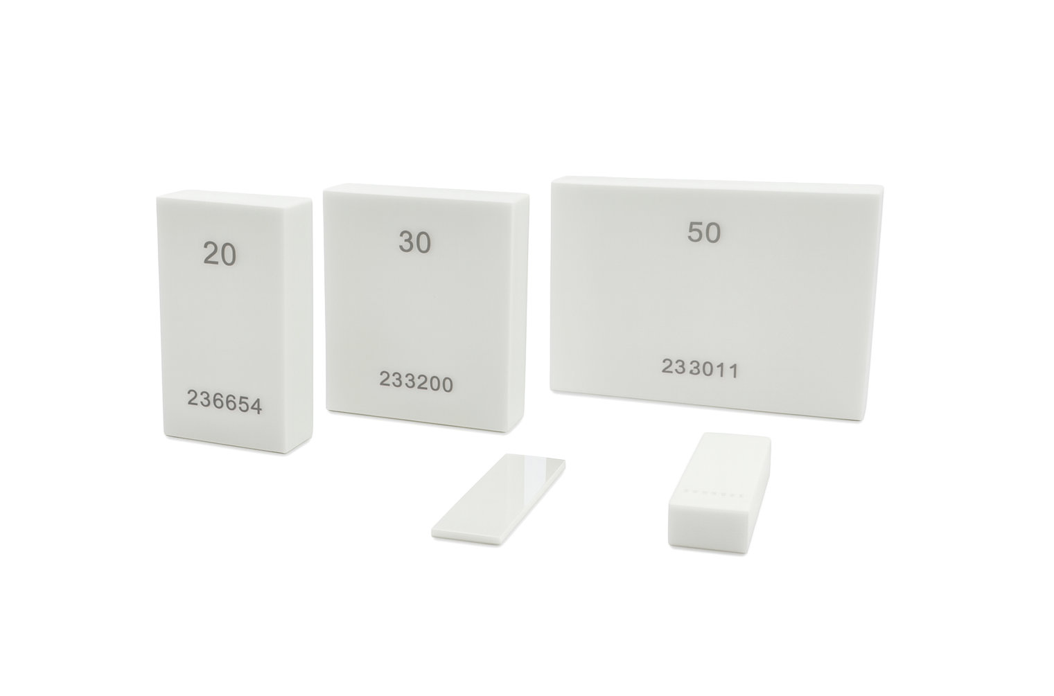 Single gauge block made of ceramic, Accuracy grade 2, Nominal size 40 mm