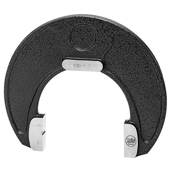 Limit snap gauge with one-ended jaws, ISO Tolerance A-ZC, Quality 7-13, Nominal size Ø 416 mm - 445 mm Step 1 mm