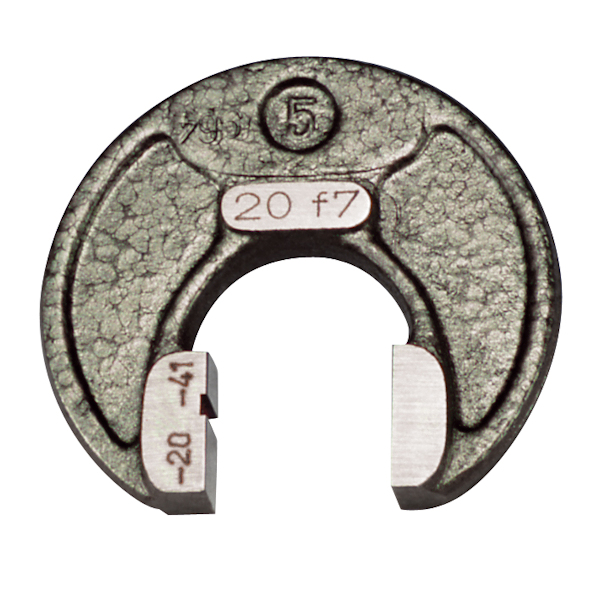 Limit snap gauge DIN 2231 with one-ended jaws, ISO Tolerance a-zc, Quality 6-13, Nominal size Ø 3,0 mm