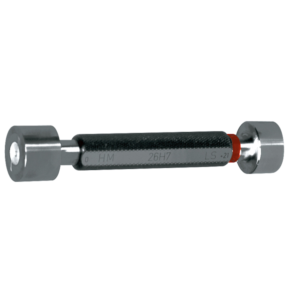 Limit plug gauge, GO-side made of tungsten carbide, ISO Tolerance A-ZC, Quality 6-13, Nominal size Ø 3,001 mm - 6,000 mm / Steps 0,001 mm Please specify nominal size and tolerance