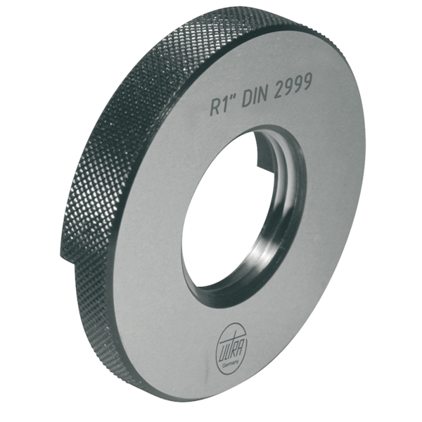 Limit thread ring gauge for Withworth pipe thread tapered, Tolerance: R, Size: 1/16''