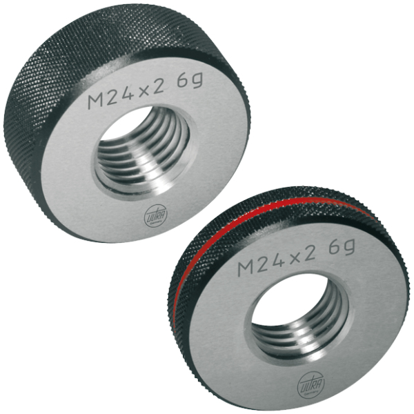 Thread ring gauge for ISO metric fine threads, Tolerance: 6g, Size: M 8 x 0,75